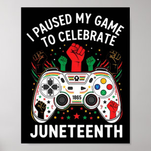 Poster Camisa Junenteeth Para Meninos Homens Crianças Jog