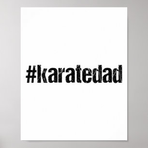Poster Camisa Karatedad Pai Engraçado de Karatê