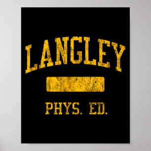 Poster Camisa Langley High School Hs Mclean