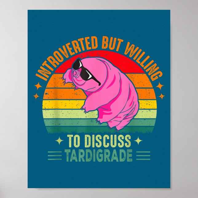 Poster Camisa Microbiologia Ciência Nerd Stem Introvertid (Frente)