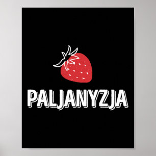 Poster Camisa Paljanyzja Ucrânia Citação Ucraniana Bandei