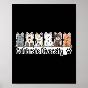 Poster Camisa Para Pavimentos De Gato Celebram Proprietár
