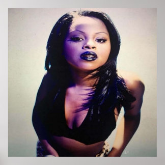 Poster Camisa preta Foxy Brown