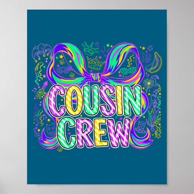 Poster Camisa Prima Tropa Carnaval Mardi Gras (Frente)