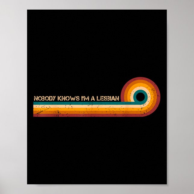 Poster Camisa Sarcástica Retro E Ninguém Me Conhece Como  (Frente)