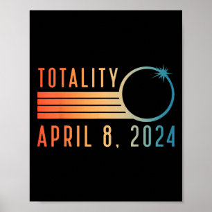 Poster Camisa Solar Eclipse Abril 8 De Abril De 2024 Tota