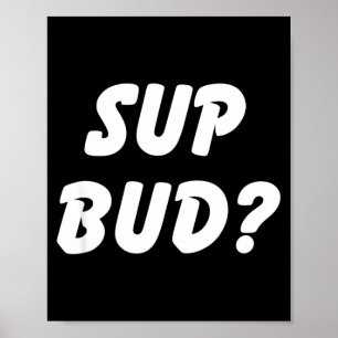 Poster Camisa Sup Bud_ Cool Bruh Piada Humor de Garoto Es