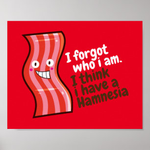 Poster Camisa T de Hamnésia Personalizável