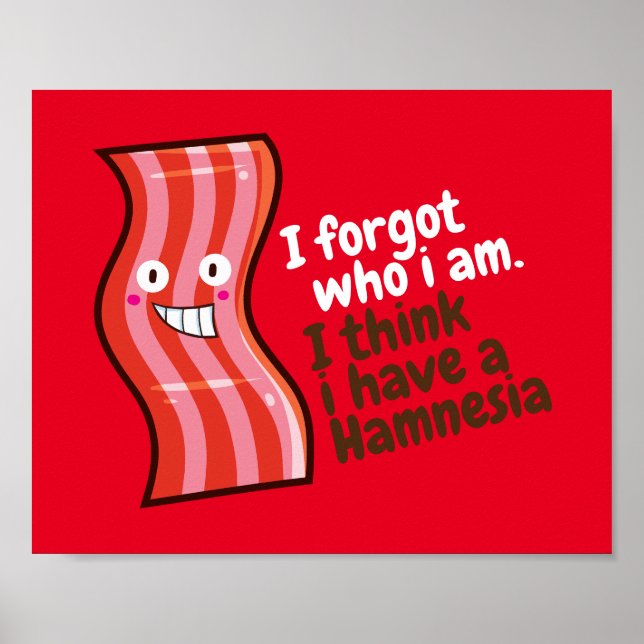 Poster Camisa T de Hamnésia Personalizável (Frente)