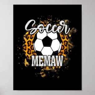 Poster Camisa T Família Correspondente Futebol Memaw Vint
