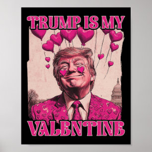 Poster Camisa Trump É Meu Namorado Dia dos Namorados Trum