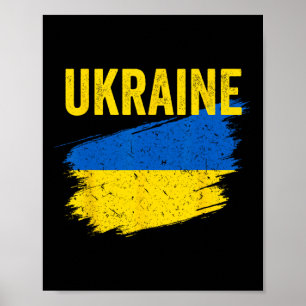 Poster Camisa Ucraniana da Bandeira Ucraniana