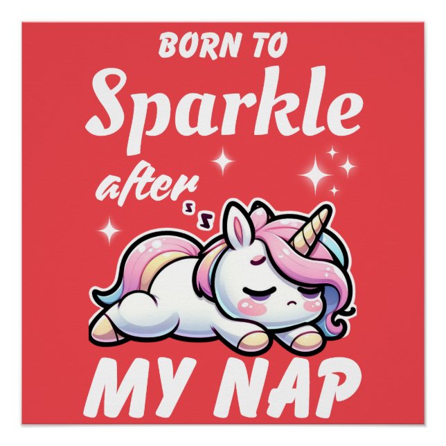 Pôster Camisa Unicórica | Salvar Os Unicórnios Chubby (Frente)