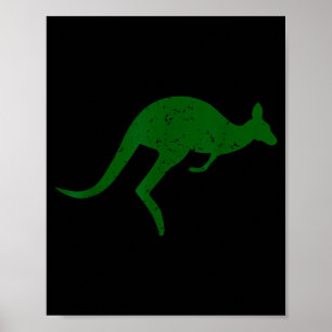 Poster Camisa Vintage Canguru Austrália Aussie Roo