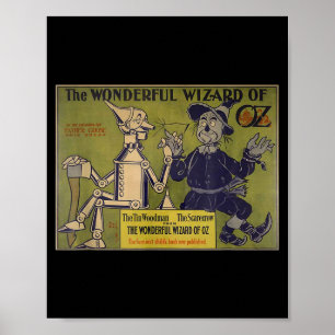 Poster Camisa Vintage Ecrow Homem de Lata Art - O Mágico