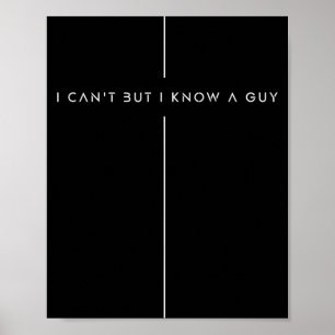 Poster Camisas cristãs para homens e mulheres Eu não poss