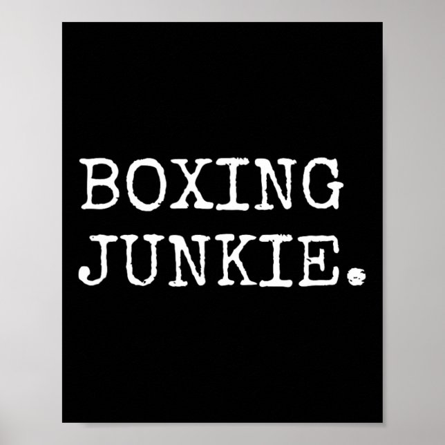 Poster Camisas De Boxing Para Homens Mulheres Boxando Jun (Frente)