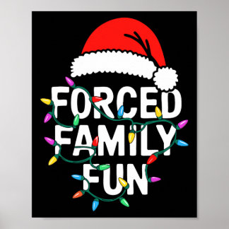 Poster Camisas de diversão com a família forçada Homens M