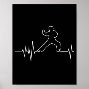 Poster Camisas de Karate Esportes Artes Marciais Homens M