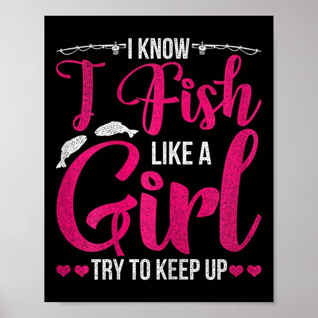 Poster Camisas De Pesca Para Raparigas Peixes B (Frente)