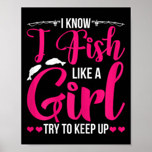 Poster Camisas De Pesca Para Raparigas Peixes B Pesca 1