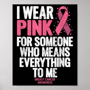 Poster Camisas De Sensibilização Para O Cancer Da Família