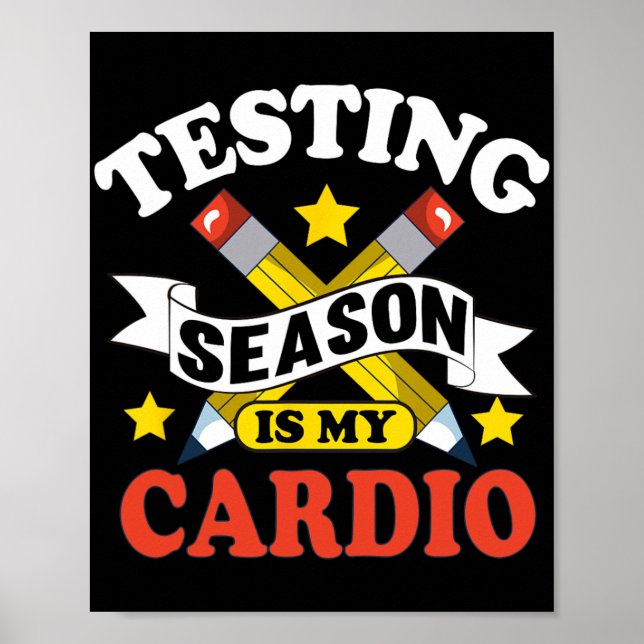 Poster Camisas De Teste Para Professores (Frente)