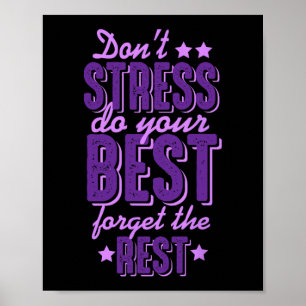 Poster Camisas De Teste Para Professores