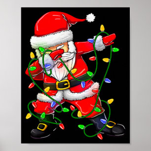 Poster Camisas engraçadas de Natal para mulheres Dabbing