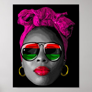 Poster Camisas Juneteenth Mulheres Afro Doll Queen Negra