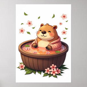 Poster Camiseta Adesiva Relaxamento em Banheira de Hidrom