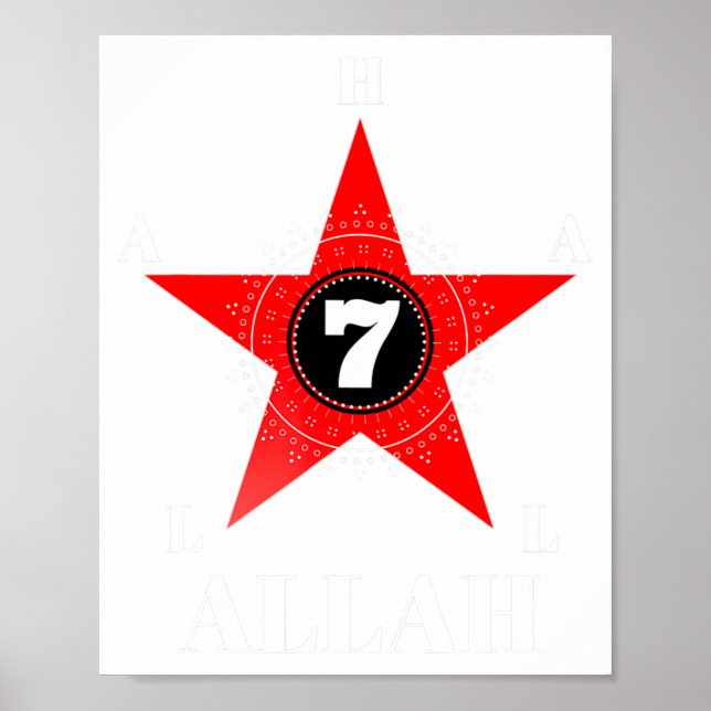 Poster Camiseta Allah Ciência Oculta Deuses E Terras (Frente)