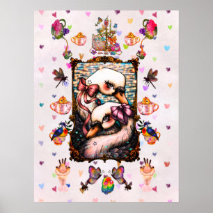 Poster Camiseta Amantes de Cisnes