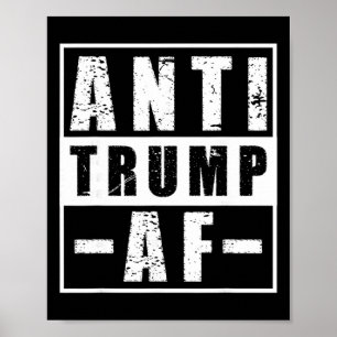 Poster Camiseta Anti Trump Af Ousadia Humor Liberal Polít