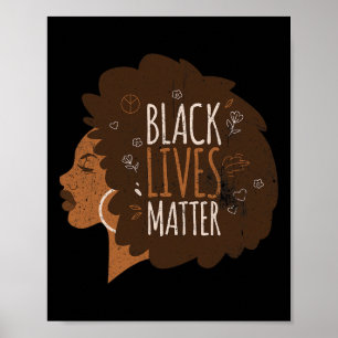 Poster Camiseta Black Lives Problem Blm, Justiça Social P