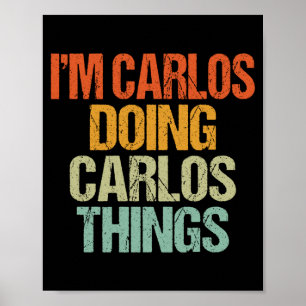 Poster Camiseta Coisas Engraçadas e Antigas do Carlos