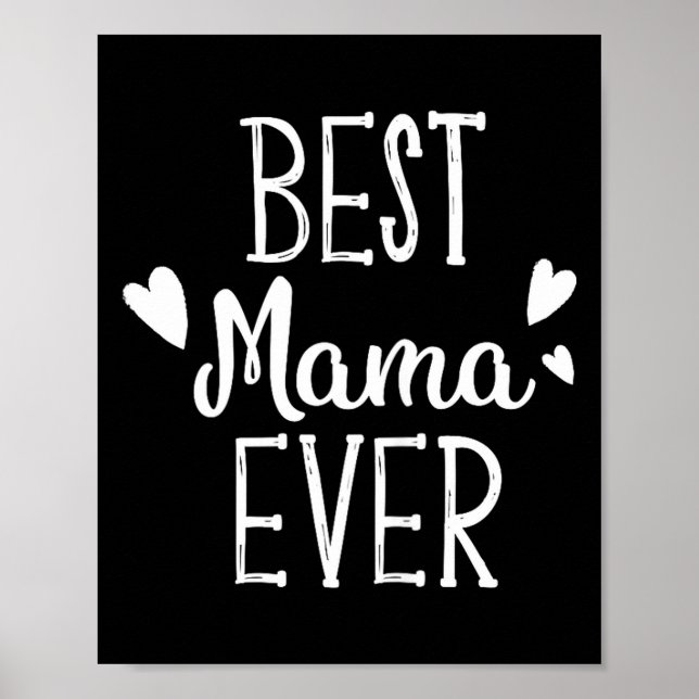 Poster Camiseta da mamãe ever engraçada presente para mul (Frente)