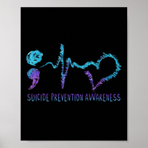 Poster Camiseta da Semana de Conscientização sobre Preven