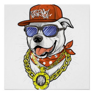 Pôster Camiseta de Algodão Ultra Unisex Gráfico do Cachor