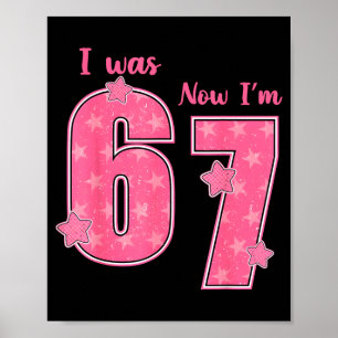 Poster Camiseta de Aniversário de 7 Anos Era 6 Agora Sou
