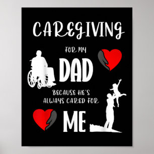 Poster Camiseta de Apreciação ao Cuidador de Amor Inclusi