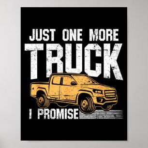 Poster Camiseta de Caminhão Ckup Engraçada - Só Mais Um C