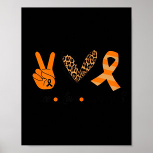 Poster Camiseta de conscientização sobre Esclerose Múltip