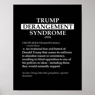 Poster Camiseta de Definição Política Tds - Síndrome de D
