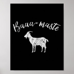 Poster Camiseta de Ioga de Cabra Aa-maste