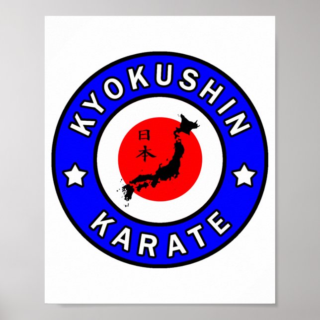 Poster Camiseta de Karate Kyokushin_2  (Frente)