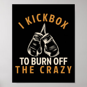 Poster Camiseta de Kickboxing - Eu Pratico Kickboxing Par