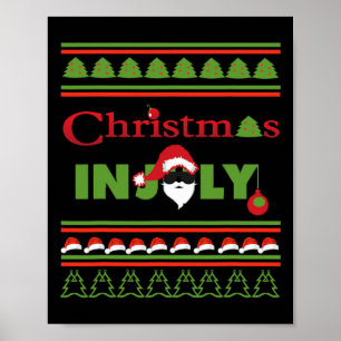 Poster Camiseta De Natal Em Julho. Natal Em Julho Feio 