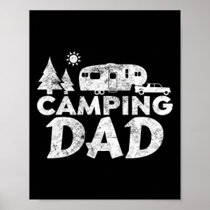 Poster Camiseta de Pai de Acampamento 5ª Roda Acampamento