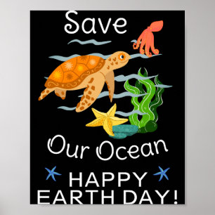 Poster Camiseta Dia da Terra Todos os Dias Vá Verde Salve